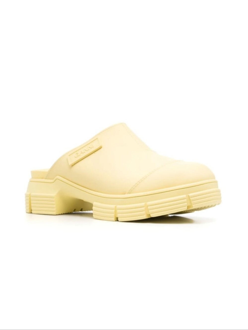 Ganni Mule Clog | 38 | Butter Yellow